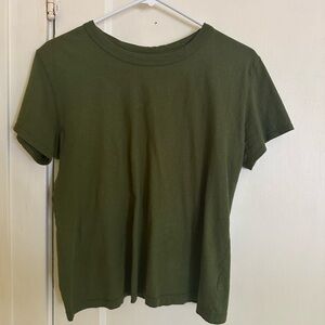 Imogene and Willie Olive Green Drop Tee - (M/L)